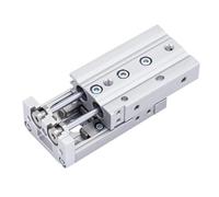 ANQECAJH Vérin pneumatique à glissière MXS/HLS6/8/10/12/16/20 Table à glissière pneumatique Petite Ligne Droite avec Rail de Guidage(Mxs8)