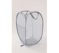 ANQI Panier à Linge Pliable en Maille - Gris, Lot de 2