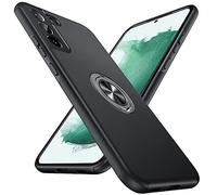 Anqrp Hidden Séries Coque Galaxy S22 Plus 5G, Militaire Antichoc Pivoter la béquille Magnétique Intégrée Protection Multicouche Robuste Coque pour Samsung Galaxy S22 Plus, Noir