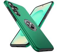 Anqrp Hidden Séries Galaxy S25 Coque, Militaire Antichoc Pivoter la béquille Magnétique Intégrée Protection Multicouche Robuste Coque pour Samsung Galaxy S25, Vert Foncé