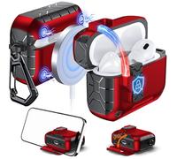 Anqrp MagArmor Étui à ouverture automatique pour AirPods Pro 2e/1ère génération avec aimants intégrés, ouverture automatique en une pression, compatible avec le chargement Mag-Safe, protection