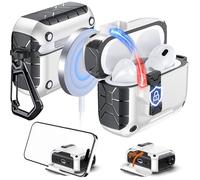 Anqrp MagArmor Étui à ouverture automatique pour AirPods Pro 2e/1ère génération avec aimants intégrés, ouverture automatique en une pression, compatible avec le chargement Mag-Safe, protection