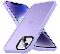 Anqrp Zero Seriesr Coque de Protection Compatible avec iPhone 14/13 - Minimaliste et translucide - Mat - Qualité Militaire - pour iPhone 14/13 - Violet