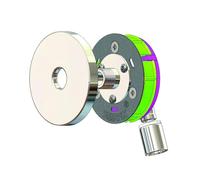 Anquier - Sortie de cloison PER - Sortie de cloison STARFIX MONO PER à sertir Ø12 - Mâle 3/8" (12/17) coudée - Anquier