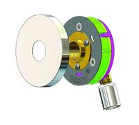 Anquier - Sortie de cloison PER - Sortie de cloison STARFIX WC MONO PER à sertir Ø16 - Mâle 3/8" (12/17) coudée - Anquier