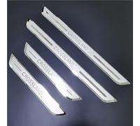 ANRAM 4 Pièces Inoxydable Seuil de Porte de Voiture pour Opel Crossland X,AntidéRapant Anti-Rayures Protection de Seuil Accessoire de Décoration.