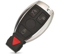 ANram Coque Clé de Voiture pour Mercedes Benz BC CL CLK CLS ZB GL M 9R S SL SLK Viano Vito,Clé de Voiture Télécommande Coque Boitier Clef Pliable Télécommande Coque Clé,A