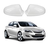 ANram Coques rétroviseur Voiture pour Vauxhall Opel Astra J Hatchback/GTC Coupe/Estate 2010-2016,Couverture Rétroviseur Latéral Garniture De Boîtier Protection,B-White