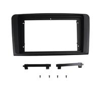 ANram pour Mercedes Benz ML W164 2006-2010 Montage Autoradio Façade Cadre de Radio,Multimédia Audio Player Dash Mount Installer Une Lunette de Cadre,B-Matte Black