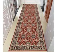 ANram Tapis de Couloir antidérapant pour Cuisine, Couloir, Lavable, Moderne, Long Couloir, Cuisine, Chambre à Coucher, Salon,0.8m x 3m