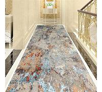 ANram Tapis de Couloir Extra Long, Tapis rectangulaire Moderne pour Porte d'entrée/entrée/Bureau, Tapis de Passage Contemporain pour Couloir,0.8m x 3m