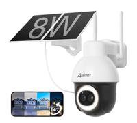 ANRAN 24/7 Enregistrement AOV Camera Surveillance WiFi Exterieure sans Fil