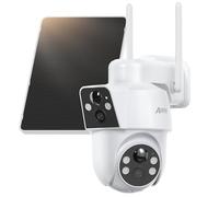 ANRAN 2K+2K Caméra Surveillance WiFi Extérieure san Fil,Double Objectif/PIR