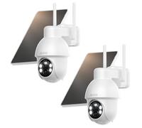 ANRAN 2K Camera Surveillance WiFi Exterieur sans Fil Solaire avec Batterie