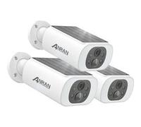 ANRAN 3 caméra de Surveillance extérieure sans Fil, panneau Solaire Intégré, C3 G