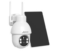 ANRAN 4K 8MP Camera Surveillance WiFi Exterieur sans Fil Solaire+Batterie
