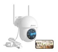 ANRAN 5MP Caméra de surveillance WIFI extérieure intérieure pivot à 355° Audio bidirectionnel-P3