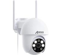 ANRAN 5MP Caméra de surveillance WIFI extérieure intérieure pivot à 355° Audio bidirectionnel-P3 G