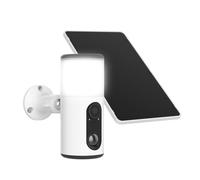 ANRAN Caméra de surveillance exterieur solaire+ panneau solaire- lampe de jardin, WiFi 2.4Ghz, compatible Alexa/Google Home, F2M3