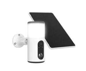 ANRAN Caméra de surveillance exterieur solaire+ panneau solaire- lampe de jardin WiFi 2.4Ghz compatible Alexa/Google Home F2M3
