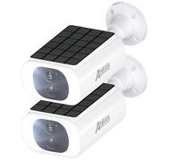 ANRAN Caméra de Surveillance extérieure sans fil 3MP Wifi 2.4Ghz,Camera batterie avec panneau solaire
