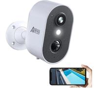 ANRAN Caméra Surveillance WiFi sans Fil Batterie Audio Bidirectionnel Vision Nocturne Colorée , Stockage Cloud indispensable