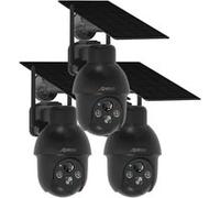 ANRAN caméras de surveillance, 2K 3MP HD detection Humain PIR, application gratuite CloudEdge ou ANRAN, noir, Q3 noir G