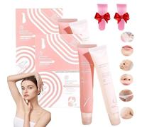ANREPA Crème Dépilatoire Visage, Corps et Parties Intimes - Hydratant, Épilation Multi-Cosmétiques, Indolore, 2 Ensembles de 20g + 2 Grattoirs