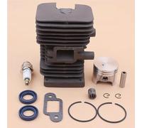 AnRMeT Accessoires Kit Cylindre-Piston 37 mm for tronçonneuse MS170 017 MS 170, Joint d'étanchéité, roulement, Bougie d'allumage, 1130 020 1204