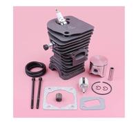 AnRMeT Accessoires Kit Cylindre-Piston de 42 mm for tronçonneuse 340/345, Joint de palier de Conduite de Carburant, soupape de décompression, pièce de Rechange