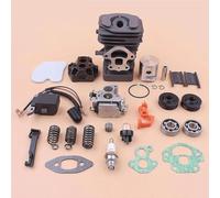AnRMeT Accessoires Kit de Bobine d'allumage de carburateur à Piston de Cylindre de 39 mm for Hus 236 240 236e 240e, Soufflet d'admission, roulement Tampon, Joint d'huile F
