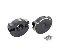 ANrnkYHsh Contrepoids Avant en Laiton Noir, Poids de Capuchon de Tube d'essieu arrière pour 1/10 HD44 Vanquish VS4-10, pièce de Rechange pour axe métallique RC sur chenilles(Rear)