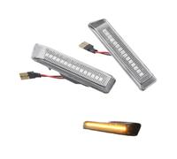 ANrnkYHsh Répétiteur d'indicateur de miroir de marqueur latéral de clignotant dynamique de LED Compatible avec X5 E53 série 3 E36(Emitting Color: Dynamic Crystal)