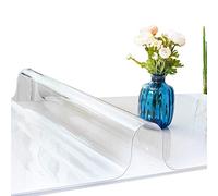 ANRO Film de protection pour table transparent lavable 2 mm Transparent Nappe en PVC souple 60x340cm Plusieurs tailles (1000)