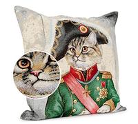 ANRO Gobelin Napoléon Housse de coussin avec rembourrage 45 x 45 cm RG5267