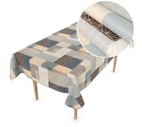 ANRO Nappe en toile cirée lavable, au mètre, rectangulaire, ronde, ovale - Mirka - 260 x 140 cm