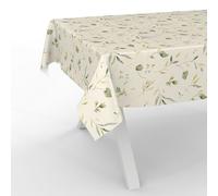 ANRO Nappe en Toile cirée - Lavable, imperméable - Bord coupé - Motif Floral Canadien - 180 x 120 cm