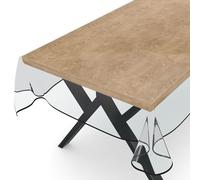 ANRO Nappe transparente, film de protection, Marta, 0,3 mm d'épaisseur, 160 x 120 cm, couleur noire