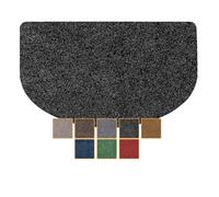 ANRO Poet Tapis de sol, paillasson, anti-salissures, lavable, imperméable, robuste, pour l'entrée, la porte d'entrée, le couloir, la cuisine, la chambre à coucher, noir, 45 x 75 cm
