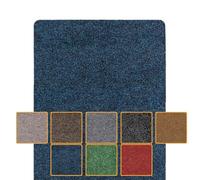 ANRO Poet Tapis de sol, paillasson, anti-salissures, lavable, imperméable, robuste, pour l'entrée, la porte d'entrée, le couloir, la cuisine, la chambre à coucher, bleu, 60 x 180 cm
