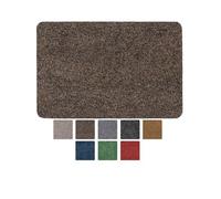 ANRO Poet Tapis de sol, paillasson, anti-salissures, lavable, imperméable, robuste, pour l'entrée, la porte d'entrée, le couloir, la cuisine, la chambre à coucher, marron foncé, 40 x 60 cm