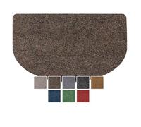 ANRO Poet Tapis de sol, paillasson, anti-salissures, lavable, imperméable, robuste, pour l'entrée, la porte d'entrée, le couloir, la cuisine, la chambre à coucher, marron foncé, 45 x 75 cm