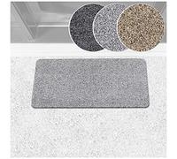 ANRO Tapis attrape-saleté - Tapis de couloir - Tapis de couloir - Gris - 40 x 80 cm