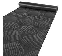 ANRO Tapis de couloir long lavable machine velours Baker Gris 200x50 cm | antidérapant · est coupé mesure · chemin · rouleau