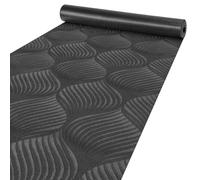 ANRO Tapis de couloir long lavable machine velours Baker Gris 400x67 cm | antidérapant · est coupé mesure · chemin · rouleau
