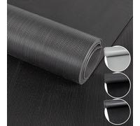 Anro Tapis de protection en caoutchouc avec picots - 100 cm- Tapis de sol, Caoutchouc SBR., Finement strié., 50 x 100cm