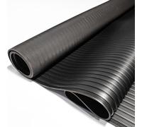 Anro Tapis de protection en caoutchouc avec picots - 100 cm- Tapis de sol, Caoutchouc SBR., Largeurs :, 100 x 100cm