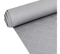 ANRO Tapis de sol en caoutchouc à motif ondulé - Vendu au mètre - Épaisseur : 3 mm - Tapis en caoutchouc à aspect tôle ondulée comme revêtement de sol, tapis de sol, support de table de travail, tapis