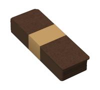 ANRO Tapis escalier antidérapant lot de 15 autoadhérent Chocolat 60x20 cm | Autoadhérent sans colle · Antidérapant · Polyester avec dos TPE-silicone · Lavable · Pour escaliers intérieurs