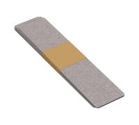 ANRO Tapis escalier antidérapant lot de 5 autoadhérent Beige 90x20 cm | Autoadhérent sans colle · Antidérapant · Polyester avec dos TPE-silicone · Lavable · Pour escaliers intérieurs